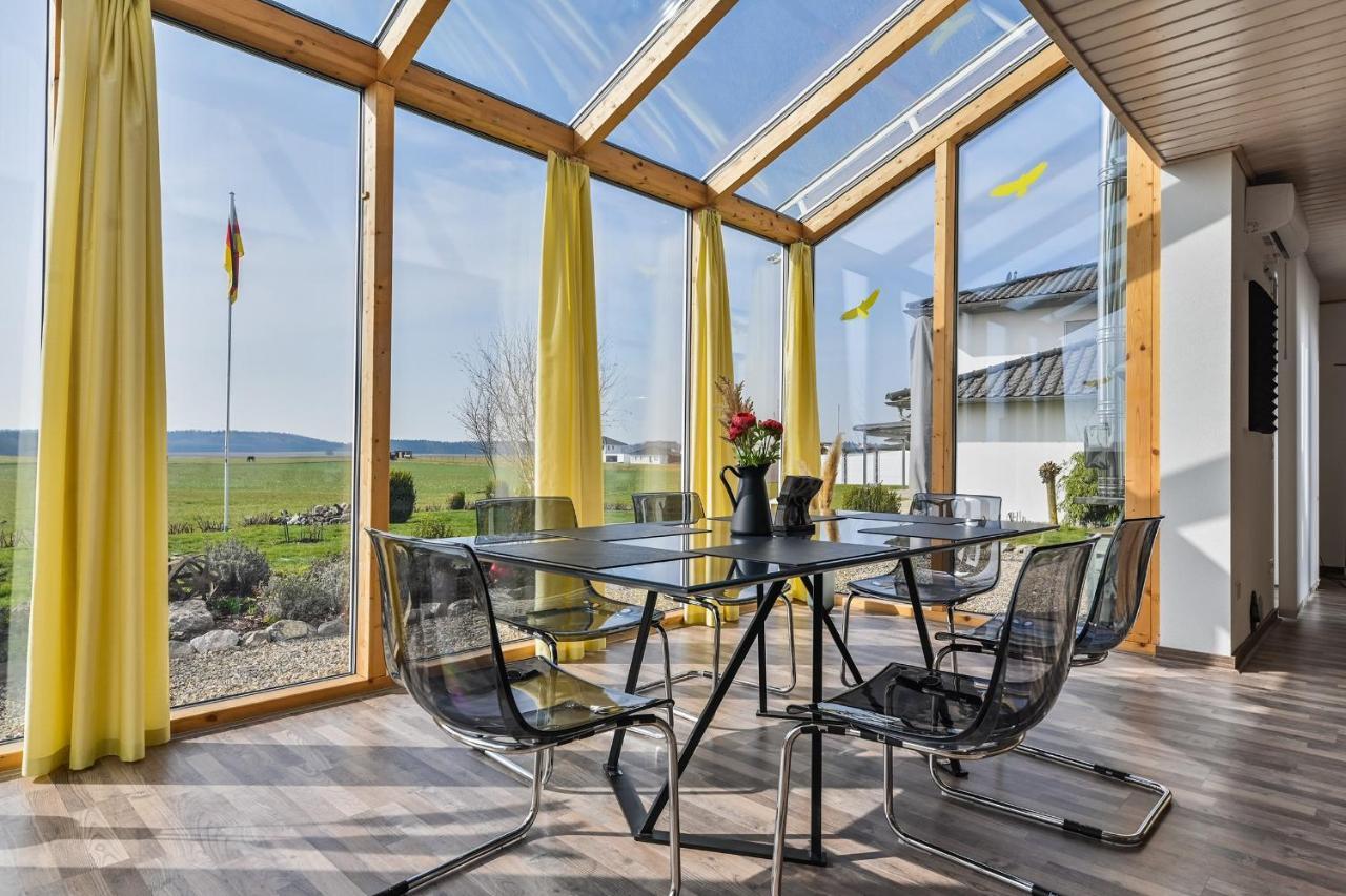 Ruhige Ferienwohnung Mit Panoramablick Ingoldingen エクステリア 写真