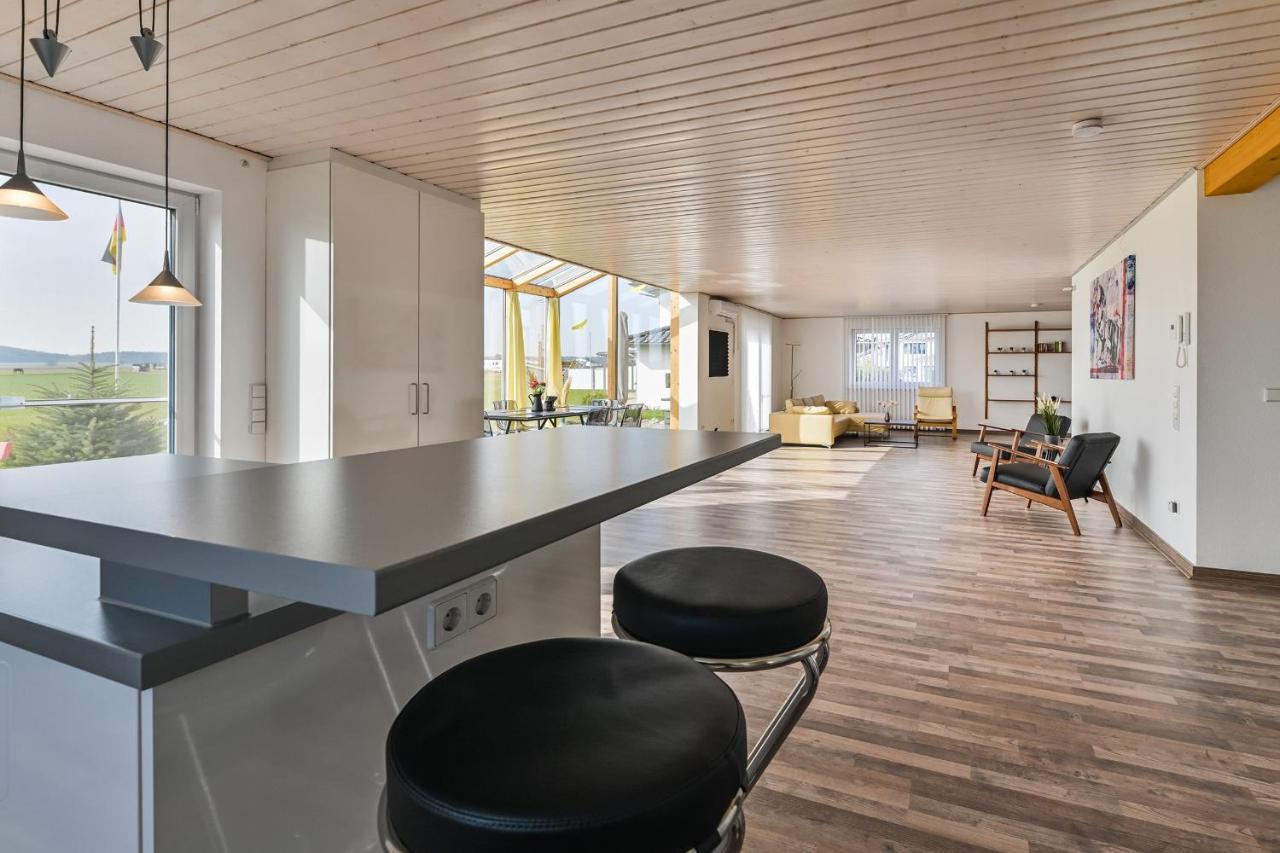 Ruhige Ferienwohnung Mit Panoramablick Ingoldingen エクステリア 写真