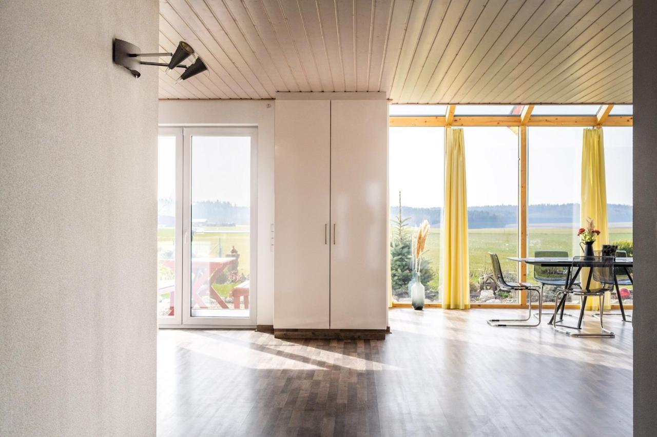 Ruhige Ferienwohnung Mit Panoramablick Ingoldingen エクステリア 写真