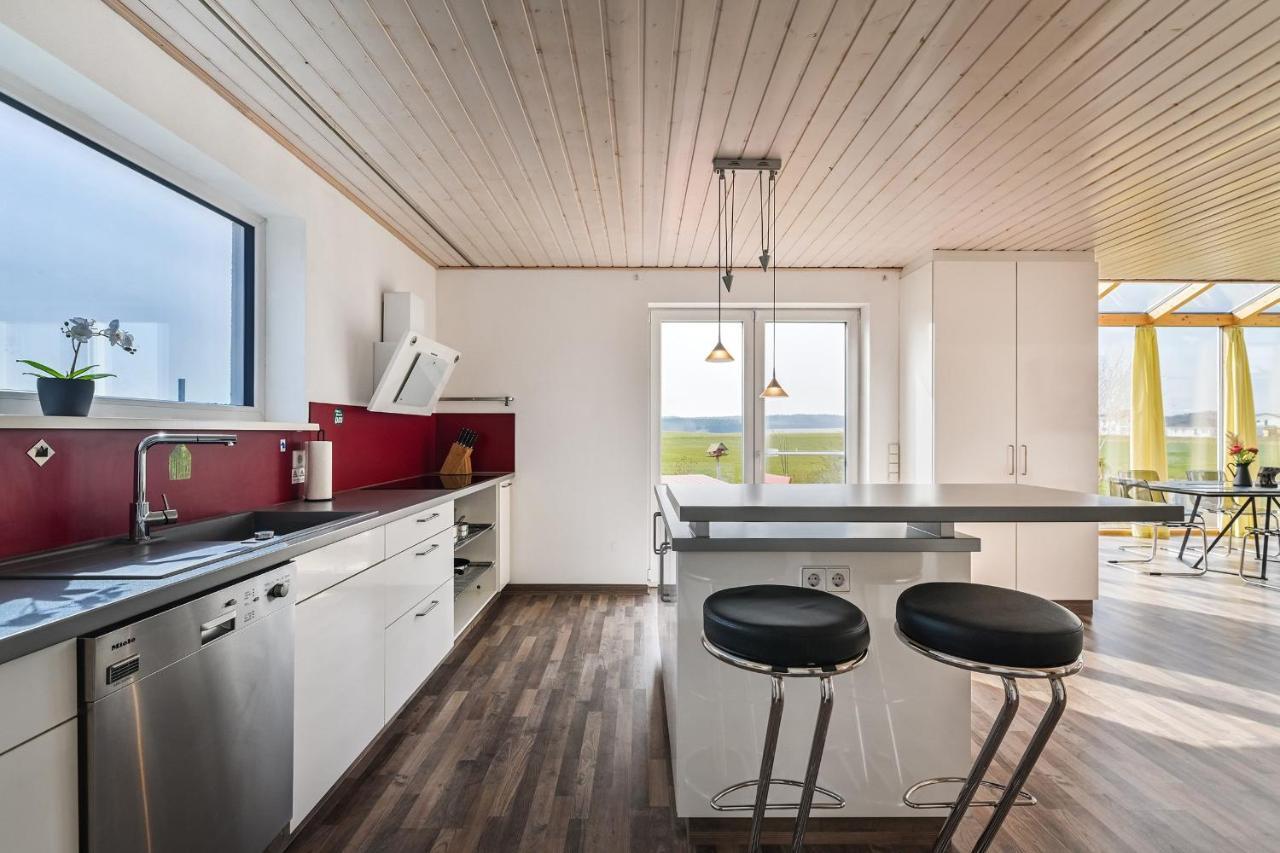 Ruhige Ferienwohnung Mit Panoramablick Ingoldingen エクステリア 写真