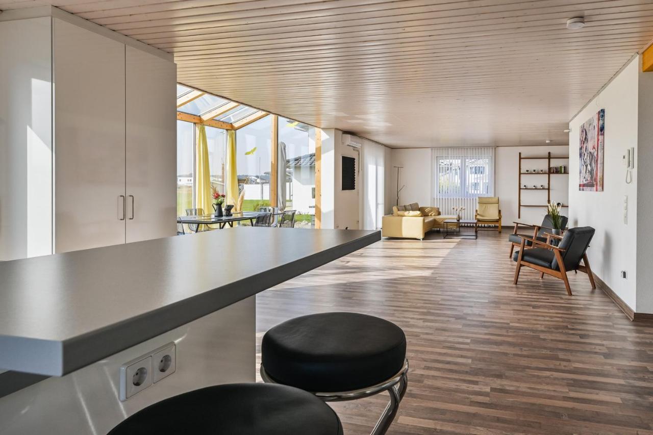 Ruhige Ferienwohnung Mit Panoramablick Ingoldingen エクステリア 写真