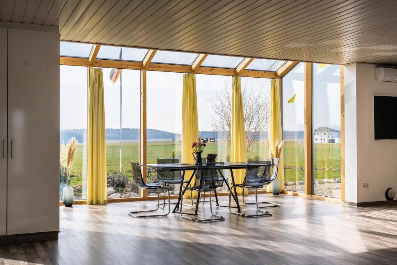 Ruhige Ferienwohnung Mit Panoramablick Ingoldingen エクステリア 写真
