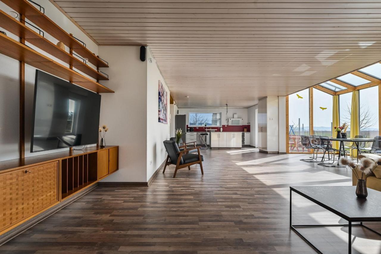 Ruhige Ferienwohnung Mit Panoramablick Ingoldingen エクステリア 写真